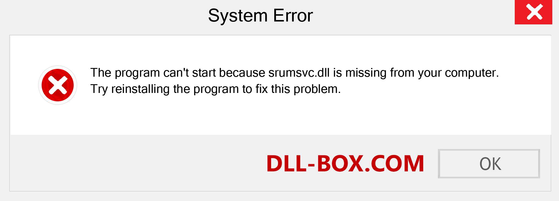  srumsvc.dll file is missing?. Download for Windows 7, 8, 10 - Fix  srumsvc dll Missing Error on Windows, photos, images